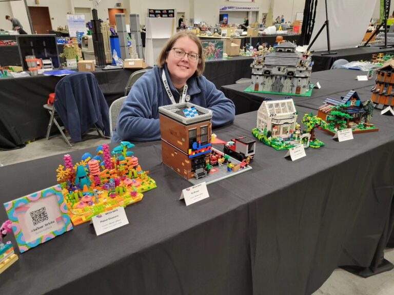 LaFleur’s Lego Christmas Village Showcased at Martin Library